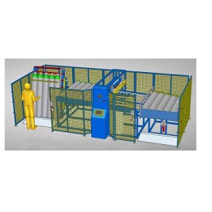 Gas cylinder stamping complete automat machine 2S